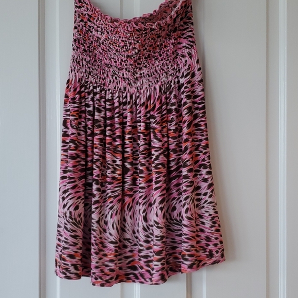 BCBG printed pink top - Picture 1 of 3